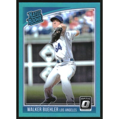 2018 Donruss Optic Aqua #41 Walker Buehler RR