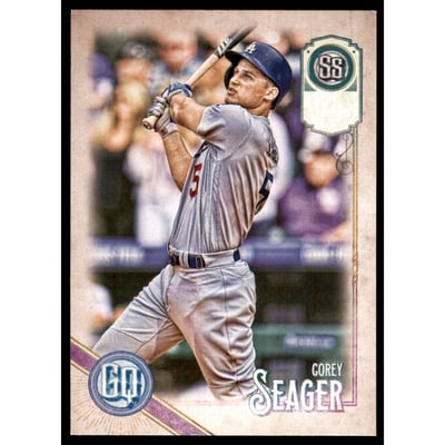 2018 Topps Gypsy Queen Missing Nameplate #125 Corey Seager