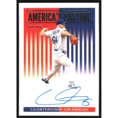 2019 Panini America's Pastime Autographs #50 Caleb Ferguson