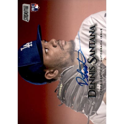 2019 Stadium Club Autographs #SCADSA Dennis Santana