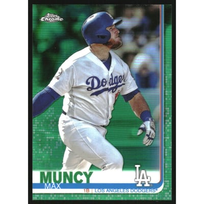 2019 Topps Chrome Green Refractors #32 Max Muncy