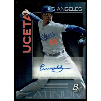 2020 Bowman Platinum Top Prospect Autographs #TOP30 Edwin Uceta