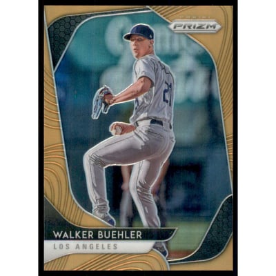 2020 Panini Prizm Prizms Neon Orange #200 Walker Buehler