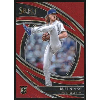 2020 Select Prizms Red #138 Dustin May PRM