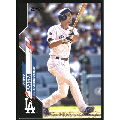2020 Topps Black #620 Corey Seager