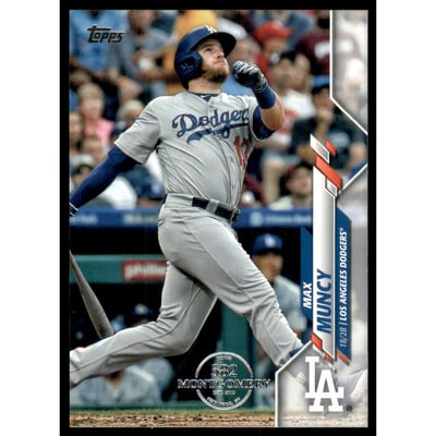 2020 Topps Factory Set 582 Montgomery Club #255 Max Muncy