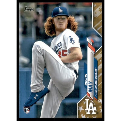 2020 Topps Factory Set Gold Stars #235 Dustin May