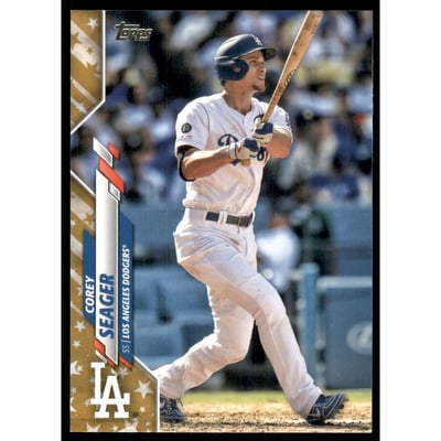 2020 Topps Factory Set Gold Stars #620 Corey Seager