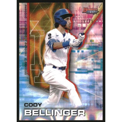 2021 Bowman's Best Gold Lava Refractors #47 Cody Bellinger