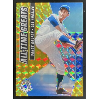 2021 Panini Mosaic All-Time Greats Gold #ATG1 Sandy Koufax /10