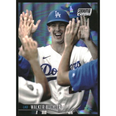 2021 Stadium Club Chrome Insert Refractors #80 Walker Buehler