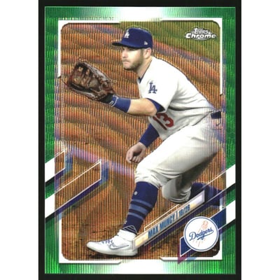 2021 Topps Chrome Green Wave Refractors #173 Max Muncy