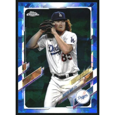 2021 Topps Chrome Sapphire #355 Dustin May