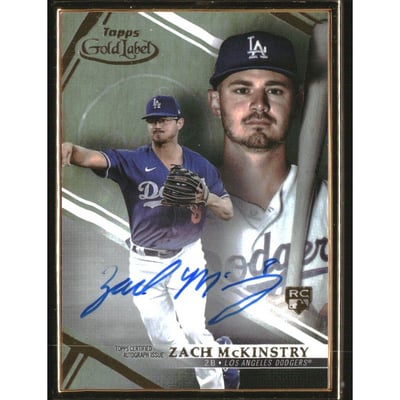 2021 Topps Gold Label Framed Autographs #FAZM Zach McKinstry