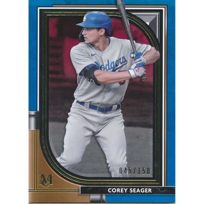 2021 Topps Museum Collection Sapphire #57 Corey Seager