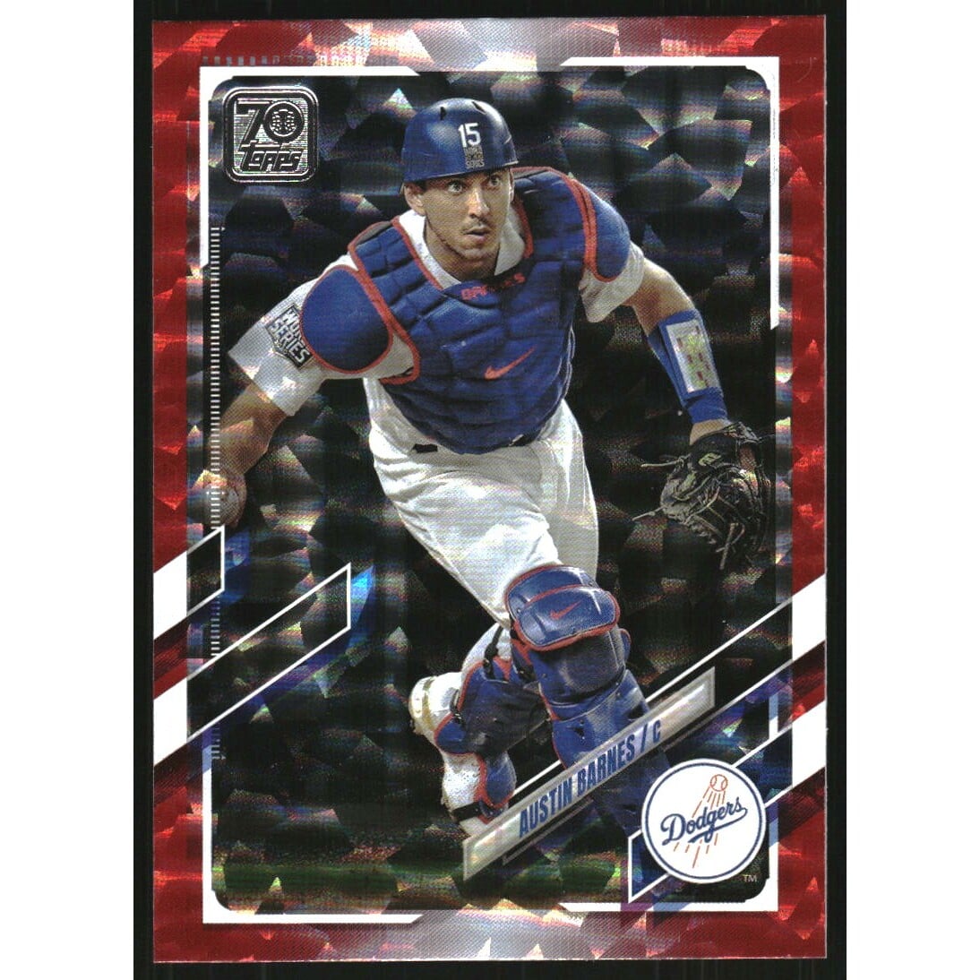 2021 Topps Red Foil #367 Austin Barnes