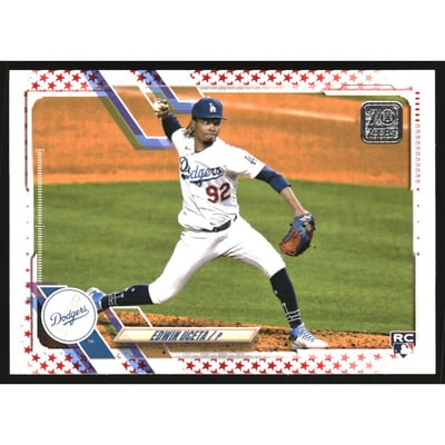 2021 Topps Update Independence Day #US162 Edwin Uceta