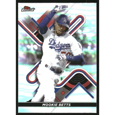 2022 Finest Refractors #59 Mookie Betts