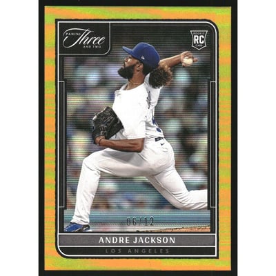2022 Panini Three and Two Holo Gold #112 Andre Jackson