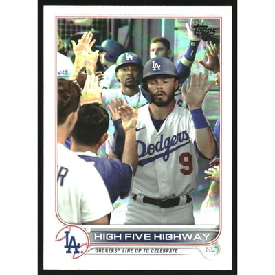 2022 Topps Rainbow Foil #505 High Five Highway/Gavin Lux/Mookie Betts