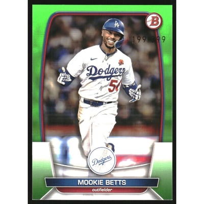 2023 Bowman Neon Green #20 Mookie Betts