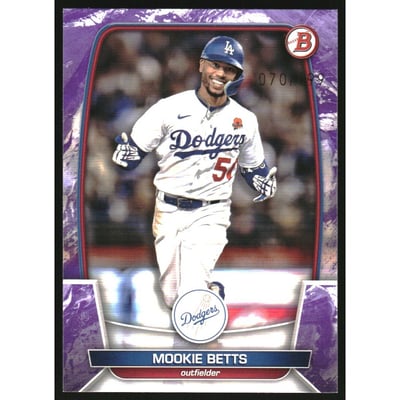 2023 Bowman Purple Pattern #20 Mookie Betts
