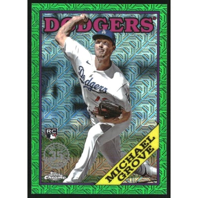 2023 Topps '88 Topps Silver Pack Chrome Series 2 Green Refractors #2T88C75 Michael Grove