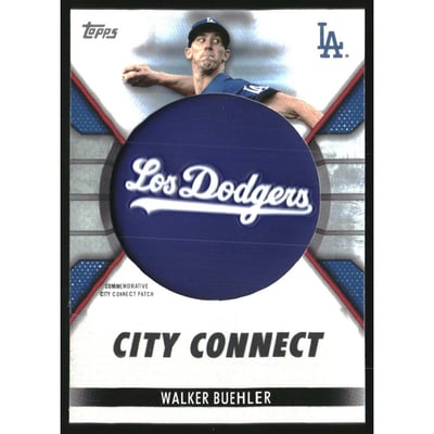 2023 Topps City Connect Commemorative Patch #CCWB Walker Buehler