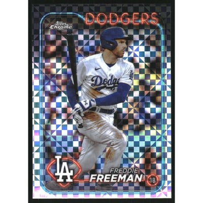 2024 Topps Chrome X-fractors #4 Freddie Freeman