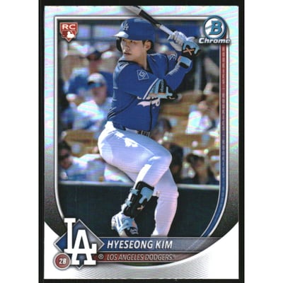 2025 Bowman Chrome Red Rookie Logo #2 Hyeseong Kim