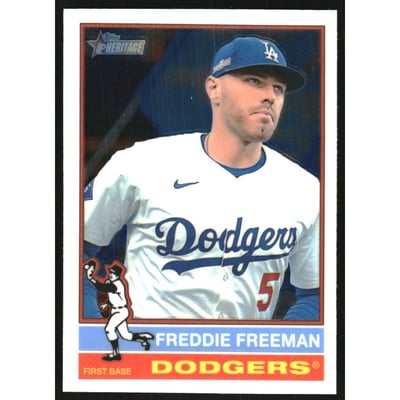 2025 Topps Heritage Chrome #206 Freddie Freeman