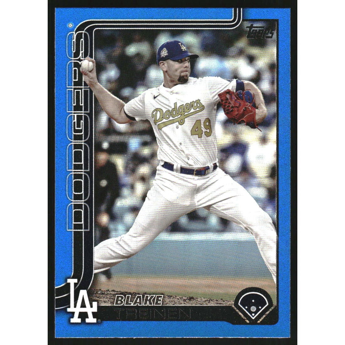 2025 Topps Update Blue Rainbow Foil #US133 Blake Treinen