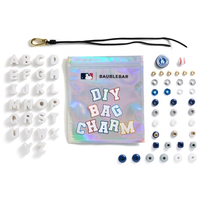Los Angeles Dodgers BaubleBar Mini Custom Bag Charm Bead Kit