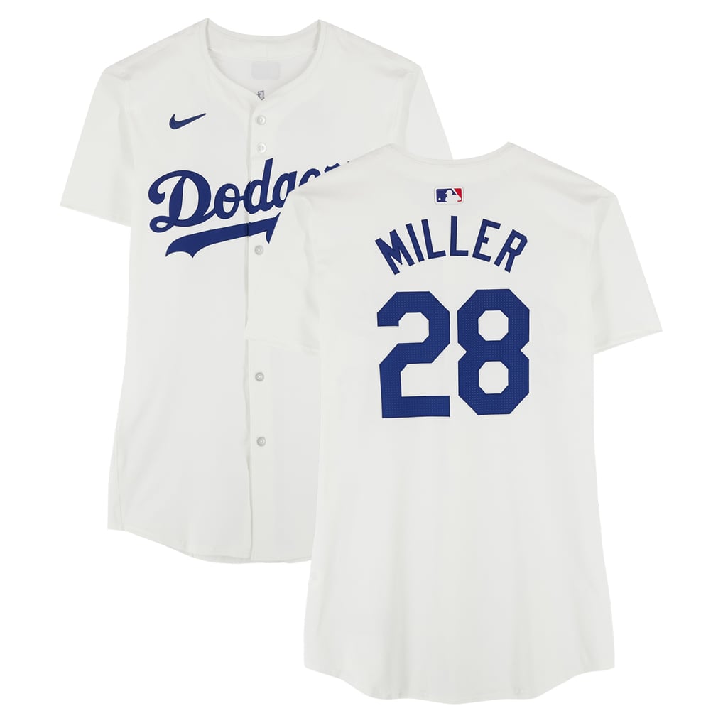 Maillot Bobby Miller Los Angeles Dodgers - Bleu - Game Used #28 - Collector MLB