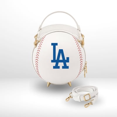 Los Angeles Dodgers by Jill Martin Baseball Crossbody Fan Bag