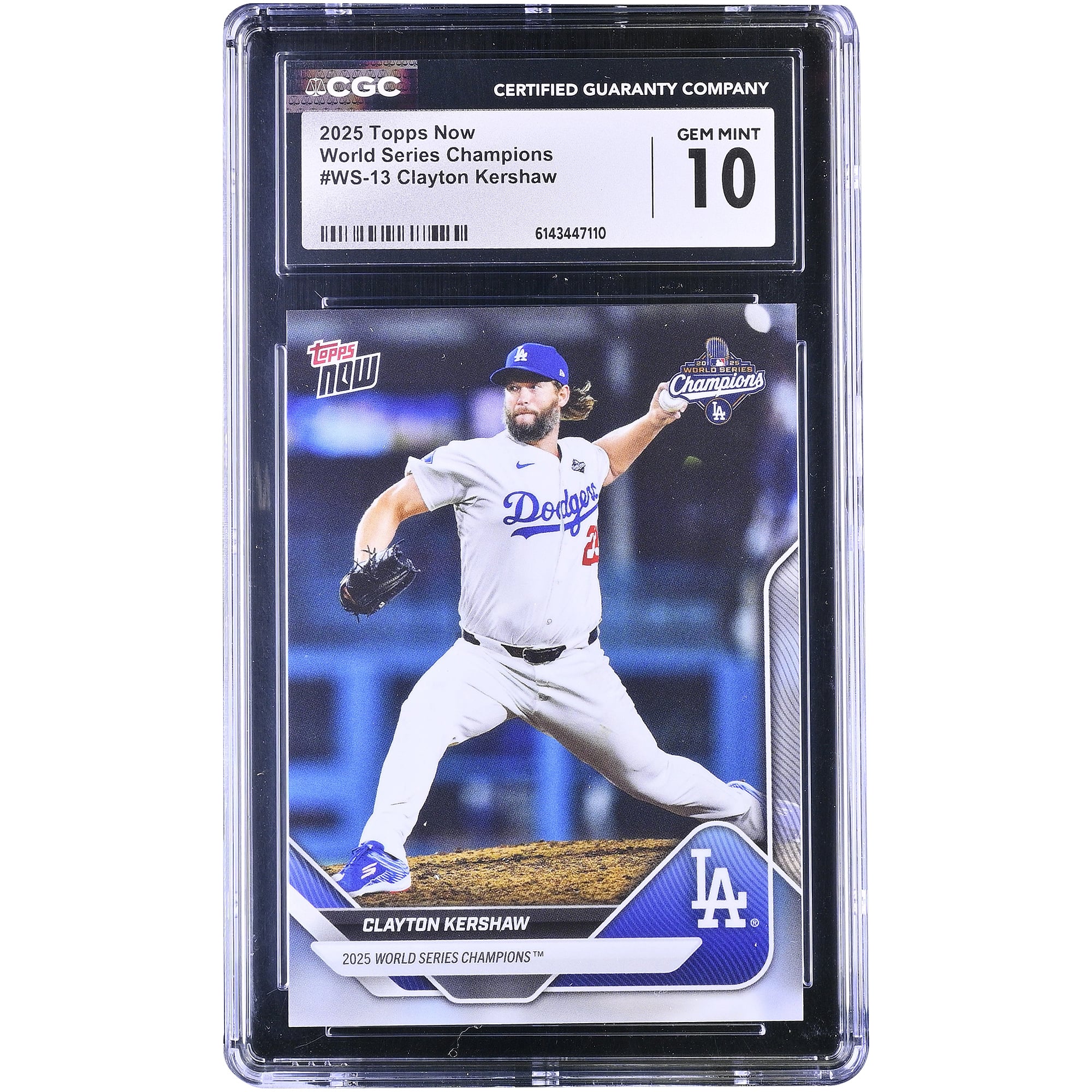 Clayton Kershaw Los Angeles Dodgers 2025 Topps Now 