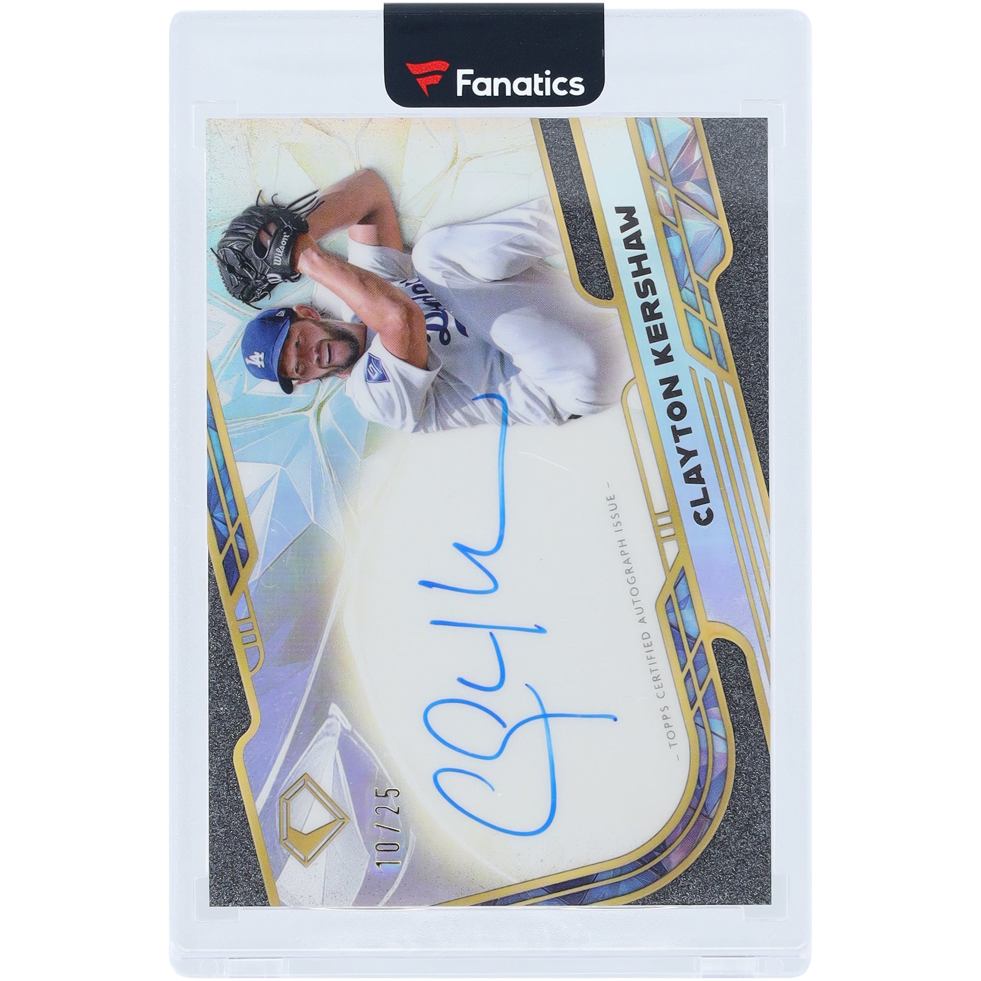 Clayton Kershaw Los Angeles Dodgers Autographed 2025 Topps Diamond 