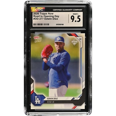 Edwin Díaz Los Angeles Dodgers 2026 Topps Now Road to Opening Day - Japan Edition #OD-277 CGC Authenticated 9.5 Card