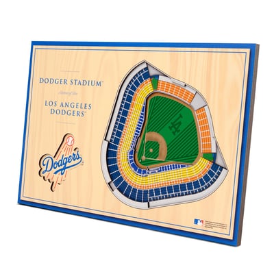 Los Angeles Dodgers Fanpoint 14'' x 10.5'' 3D StadiumView Desktop Display