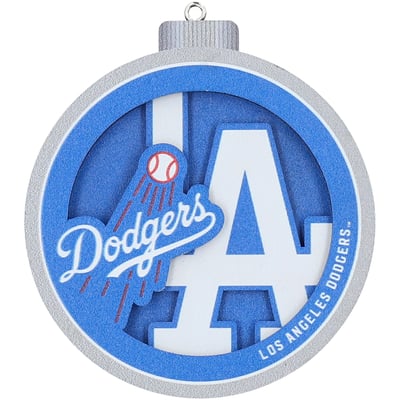 Los Angeles Dodgers Fanpoint 3D Logo Series Ornament