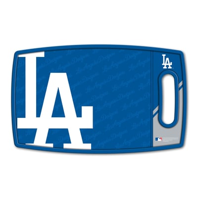 Los Angeles Dodgers Fanpoint Logo Series Cutting Board