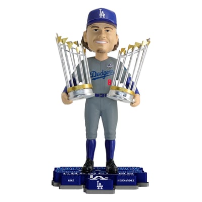 Enrique Hernández Los Angeles Dodgers FOCO Back-to-Back World Series Champions 8" Bobblehead