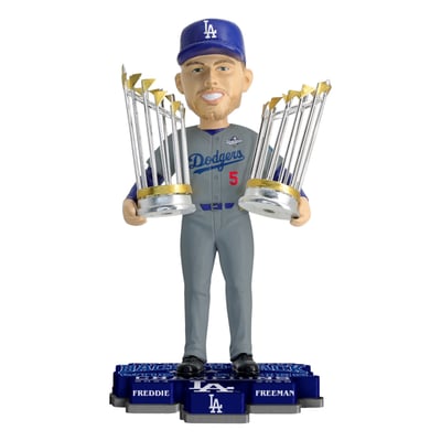 Freddie Freeman Los Angeles Dodgers FOCO Back-to-Back World Series Champions 8" Bobblehead