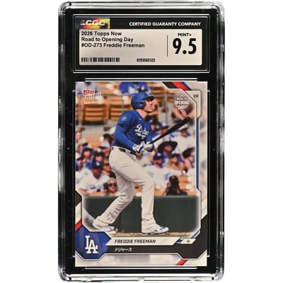 Freddie Freeman Los Angeles Dodgers 2026 Topps Now Road to Opening Day - Japan Edition #OD-273 CGC Authenticated 9.5 Card