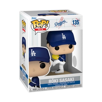 Roki Sasaki Los Angeles Dodgers Funko POP! Vinyl Figure