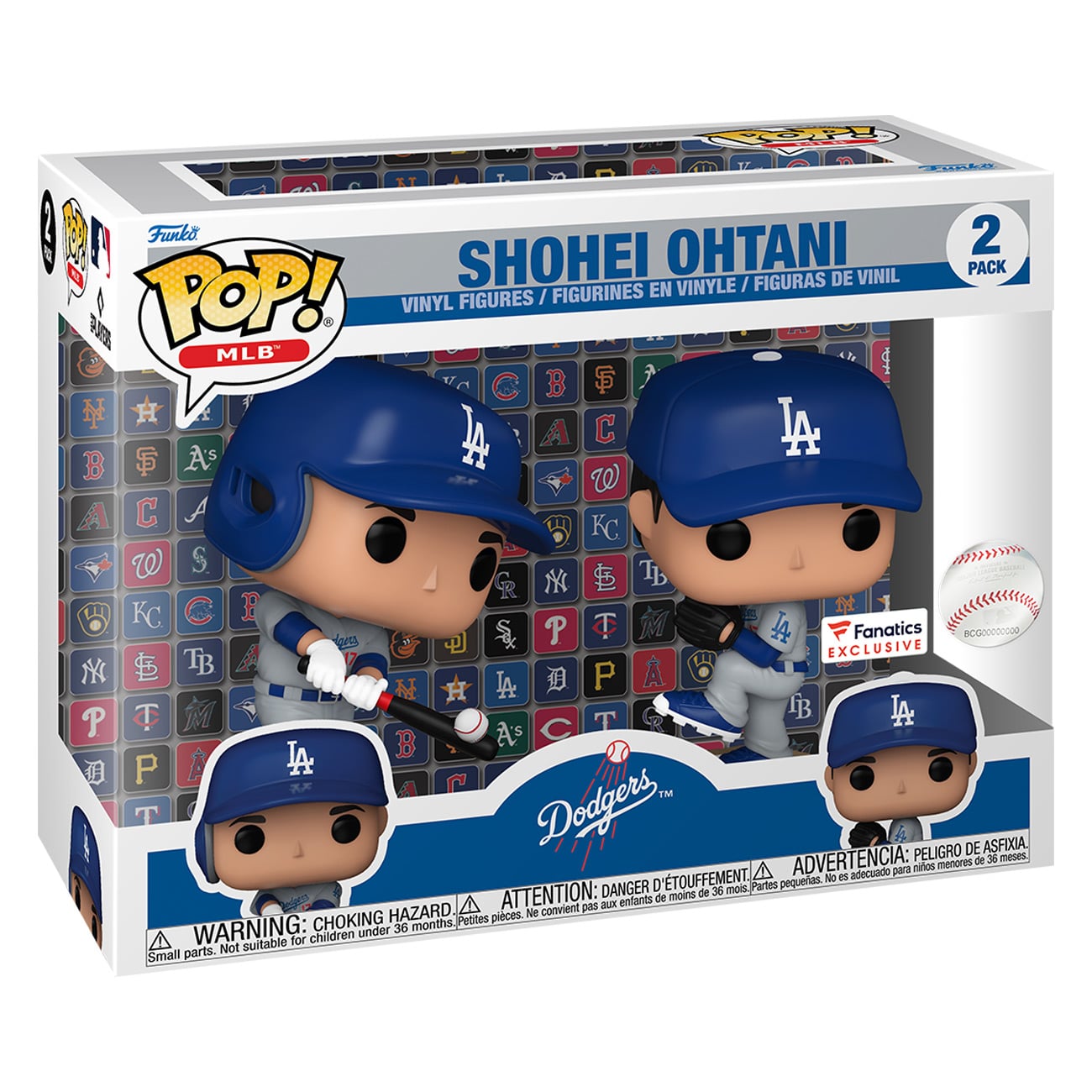 Los Angeles Dodgers Shohei Ohtani Funko Fanatics Exclusive Two 