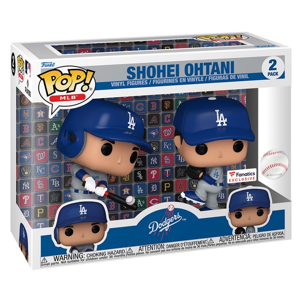 Los Angeles Dodgers Shohei Ohtani Funko Fanatics Exclusive Two