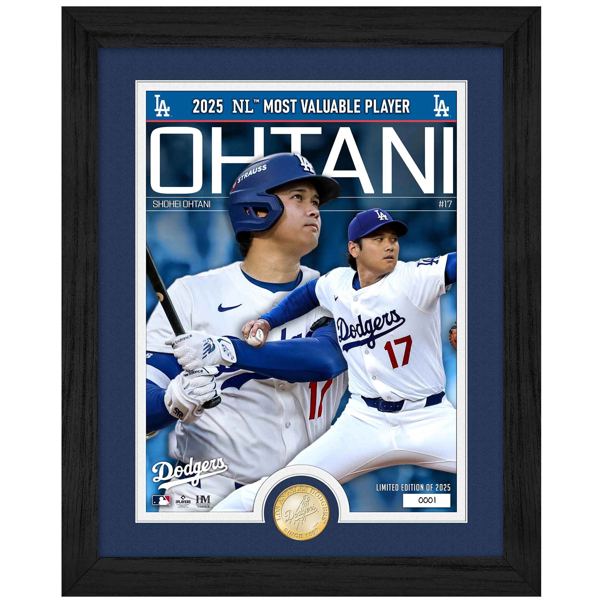 Los Angeles Dodgers Shohei Ohtani Highland Mint 2025 National 