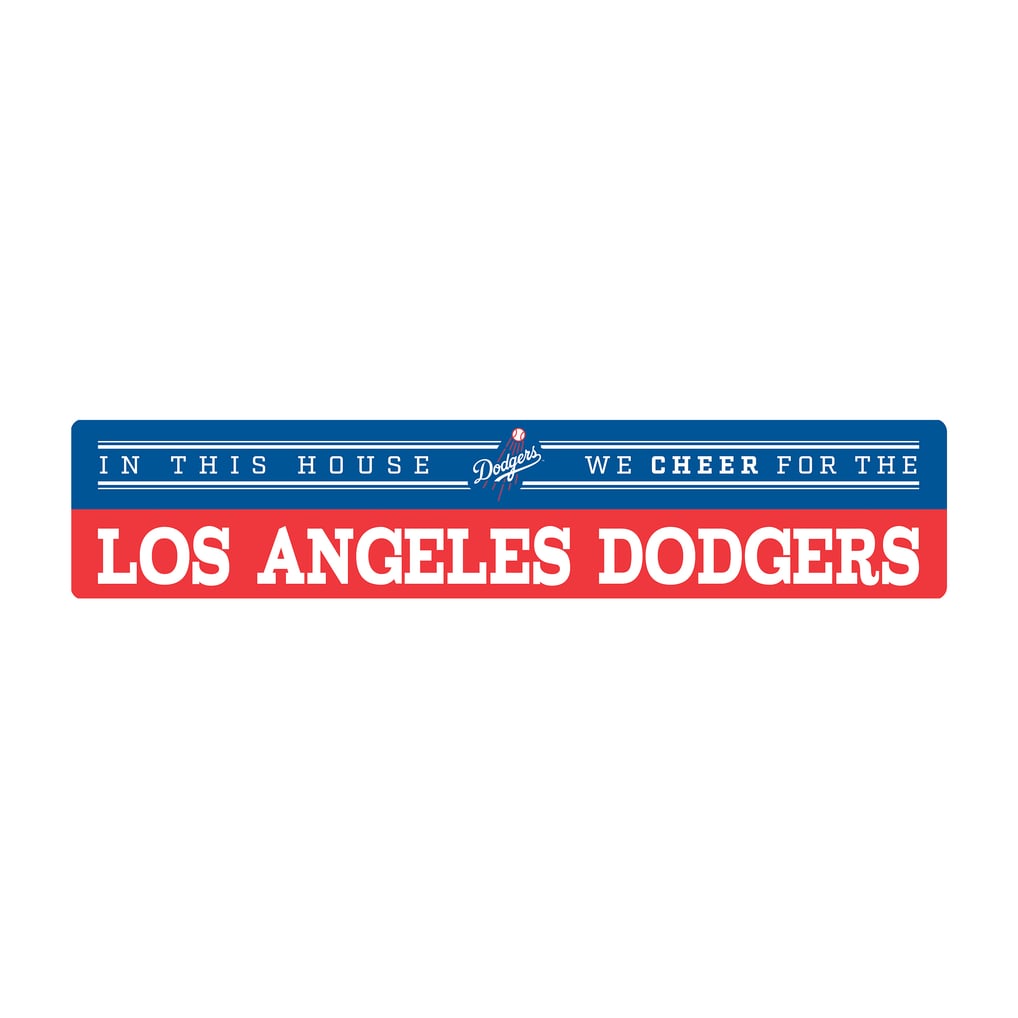 Los Angeles Dodgers Imperial 5.5'' x 27'' We Cheer Wood Wall Art