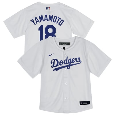 Yoshinobu Yamamoto Los Angeles Dodgers Nike Infant Home Replica Jersey - White
